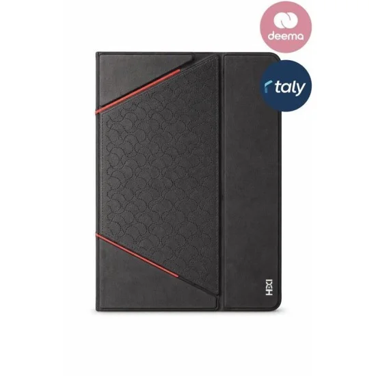 HDD Protable Leather Case with Pencil Slot for iPad Pro (2020) 12.9-inch - Black